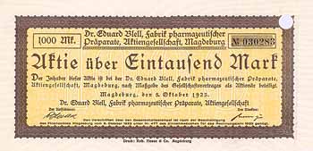 Dr. Eduard Blell Fabrik pharmazeutischer Präparate AG