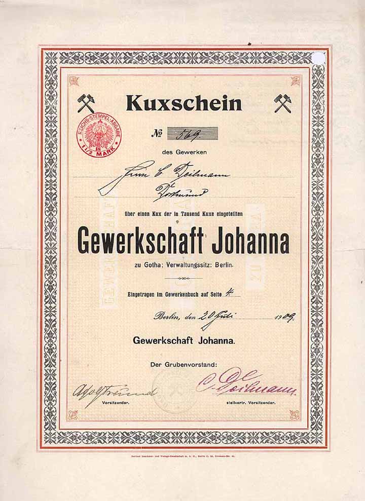 Gewerkschaft Johanna