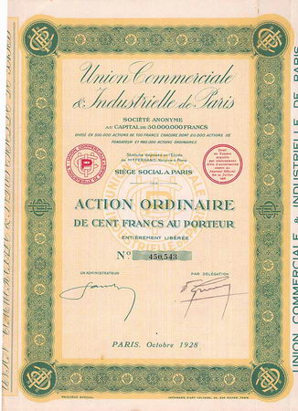 Union Commerciale & Industrielle de Paris S.A.