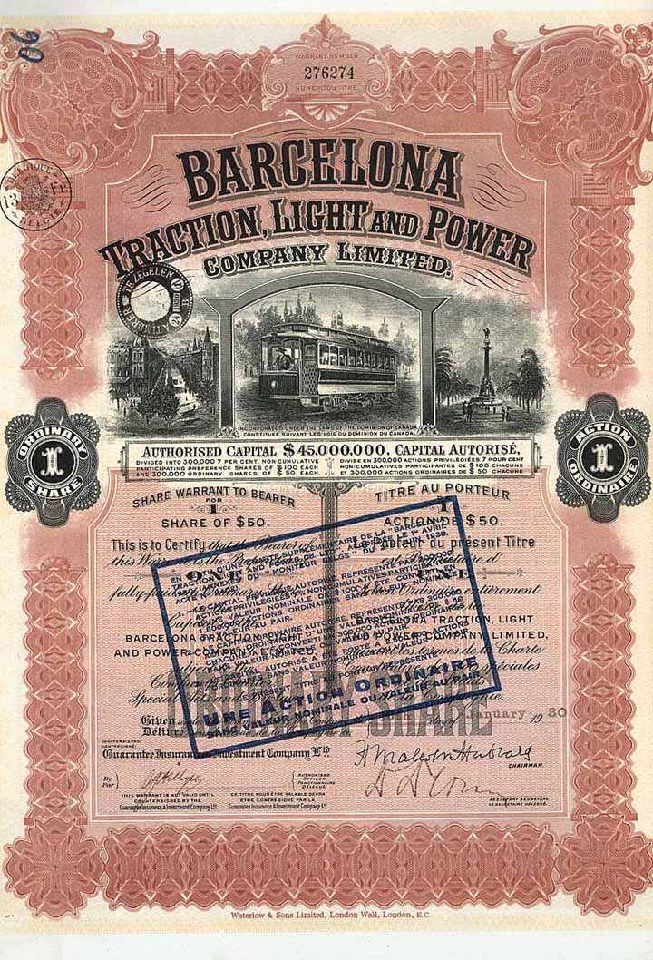 Barcelona Traction, Light and Power Co.