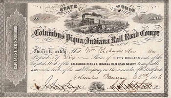 Columbus Piqua & Indiana Railroad