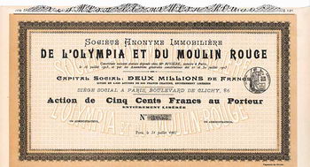 S.A. Immobiliere de L'Olympia et du Moulin Rouge