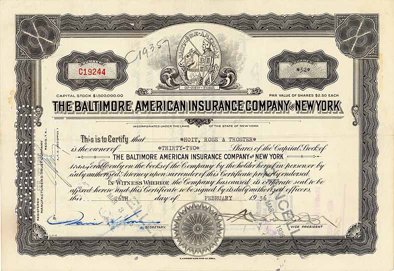 Baltimore American Insurance