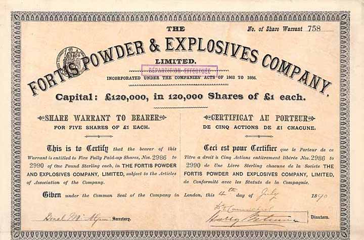 Fortis Powder & Explosives Co. Ltd.