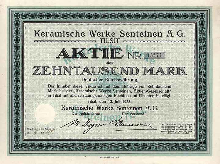 Keramische Werke Senteinen AG