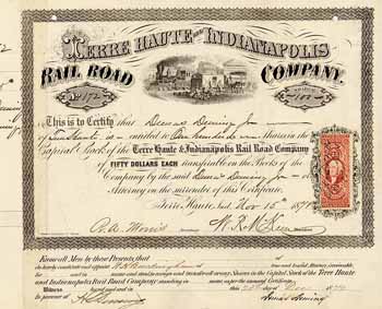Terre Haute & Indianapolis Railroad (OU William Riley McKeen)
