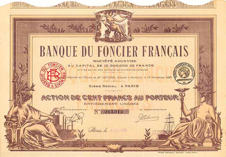 Banque du Foncier Français S.A.