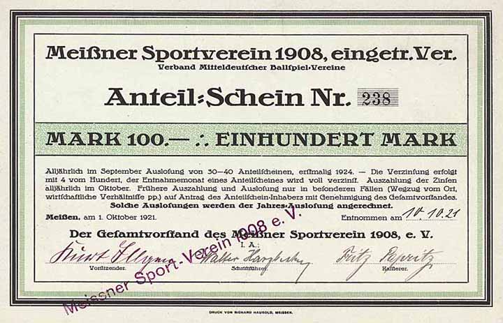 Meißner Sportverein 1908 e.V.