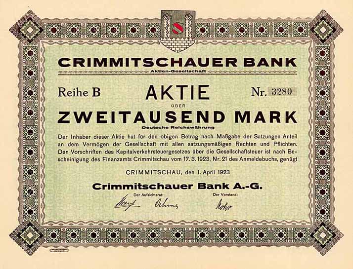 Crimmitschauer Bank AG