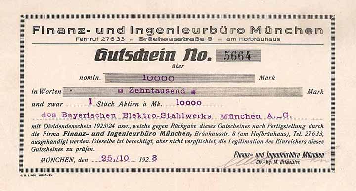 Bayerisches Elektro-Stahlwerk München AG