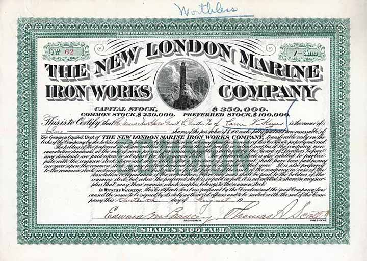 New London Marine Iron Works Co.