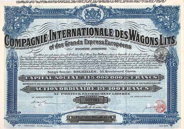 Cie. Internationale des Wagons-Lits et des Grands Express Européens S.A.