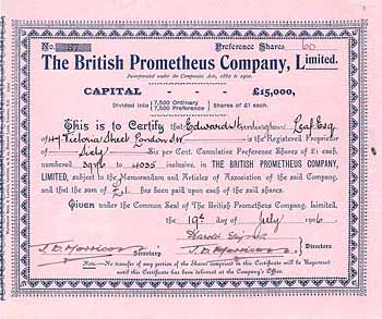 British Prometheus Co.