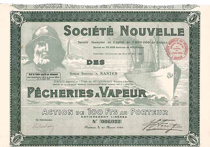 Société Nouvelle des Pêcheries a Vapeur