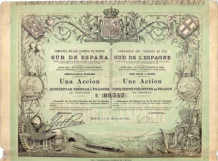 Cia. de los Caminos de Hierro del Sur de Espana S.A.