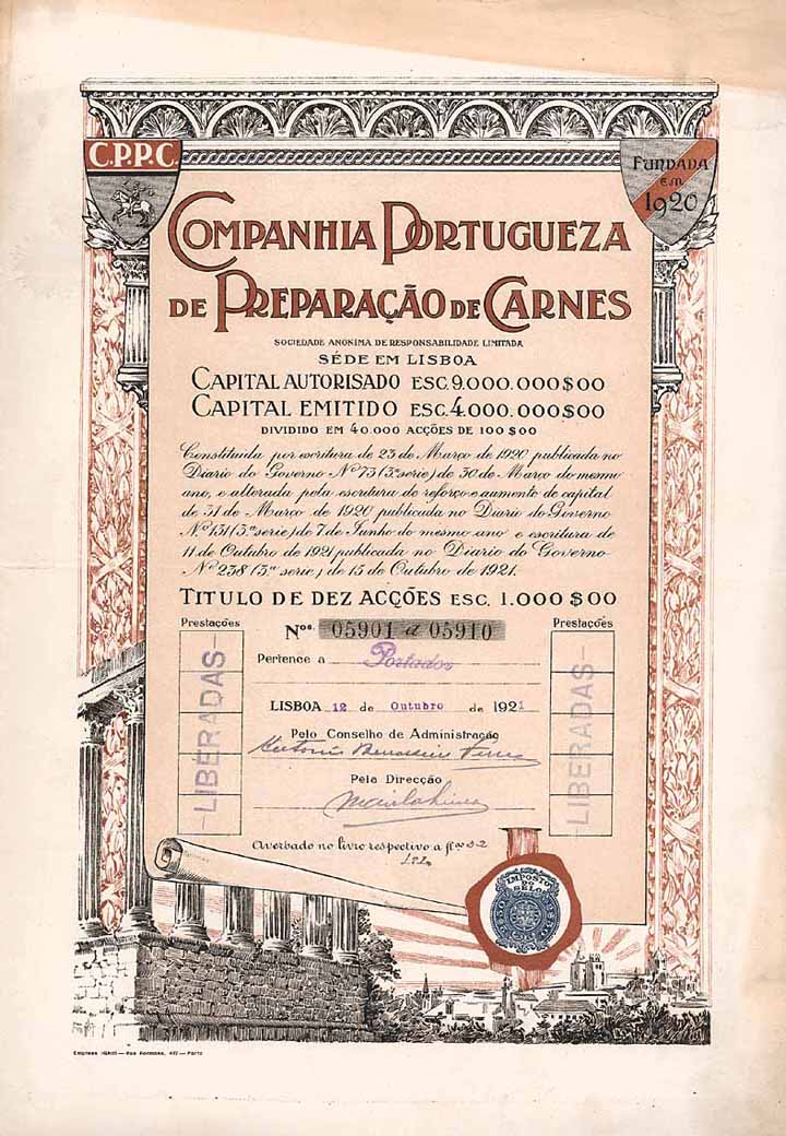 Cia. Portugueza de Preparacao de Carnes S.A.