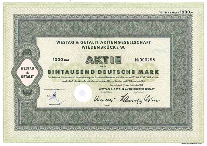 Westag & Getalit AG