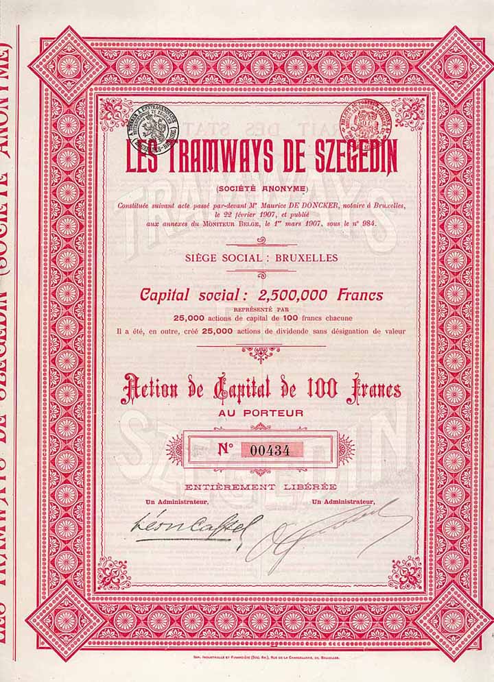 Tramways de Szegedin S.A.
