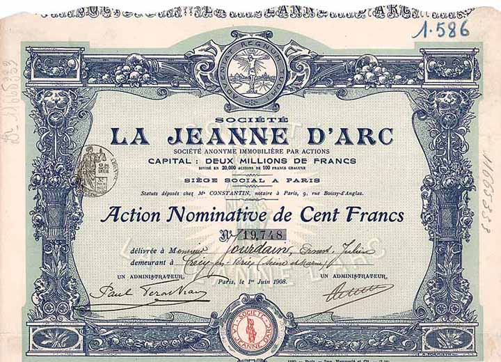 Soc. La Jeanne d’Arc S.A.