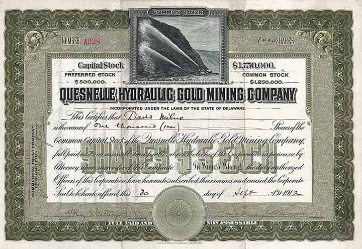 Quesnelle Hydraulic Gold Mining Co.