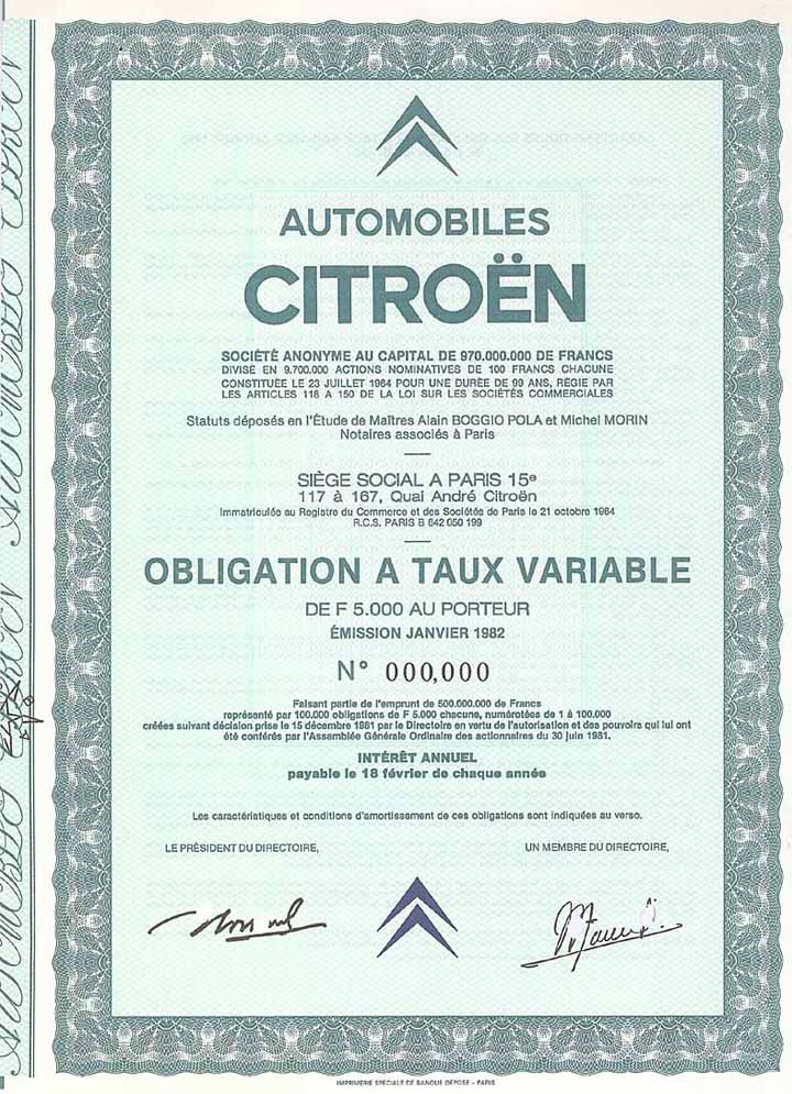 Automobiles Citroën S.A.