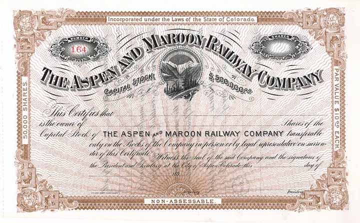 Aspen and Maroon Railway