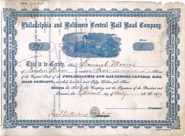 Philadelphia & Baltimore Central Rail Road Co.