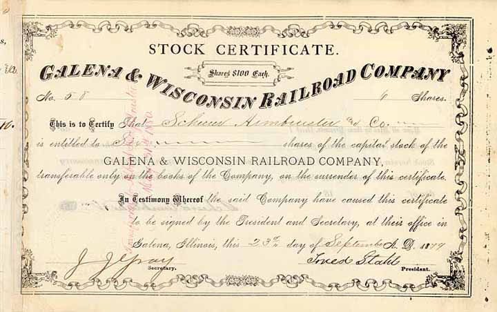 Galena & Wisconsin Railroad