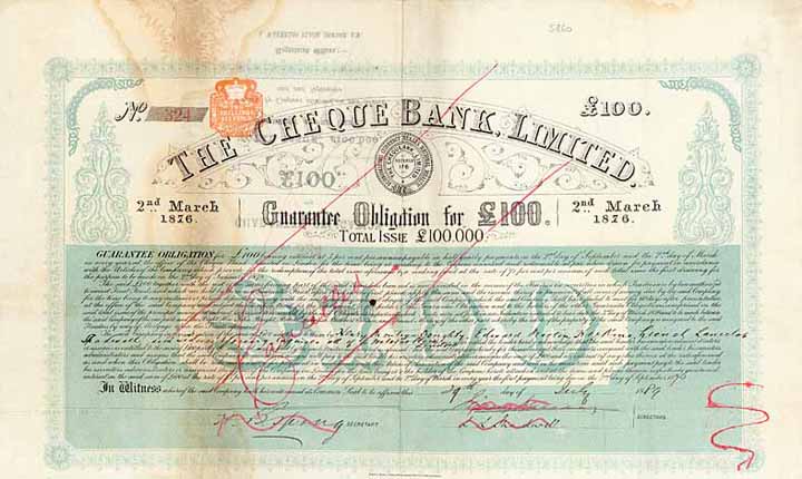 Cheque Bank Ltd.