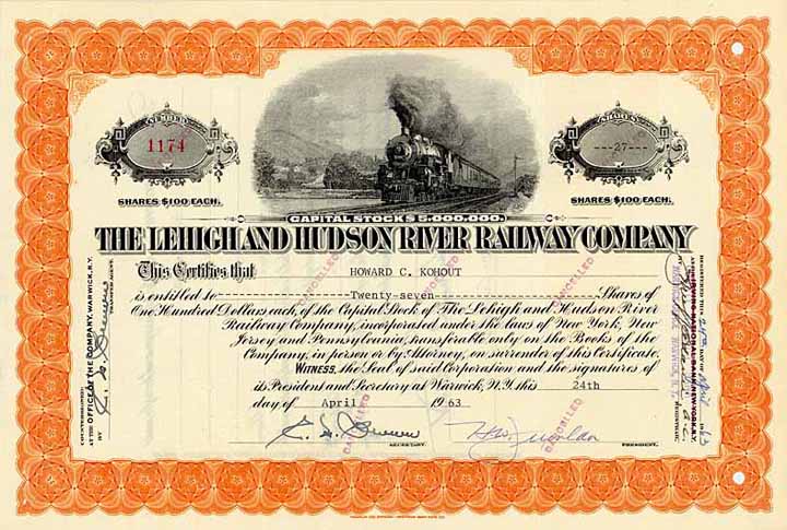 Lehigh and Hudson River Railway