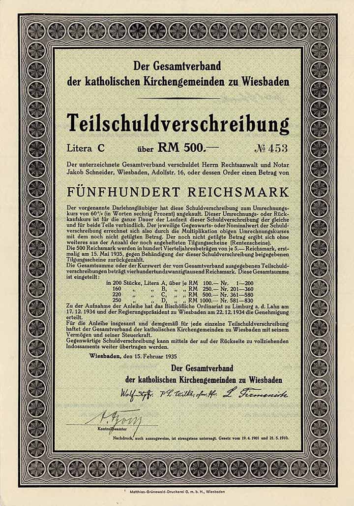 Gesamtverband der katholischen Kirchengemeinden zu Wiesbaden
