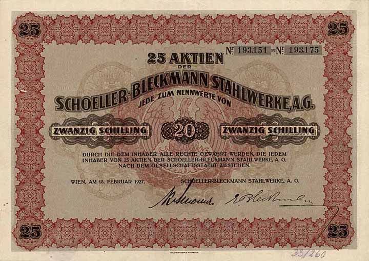 Schoeller-Bleckmann Stahlwerke AG