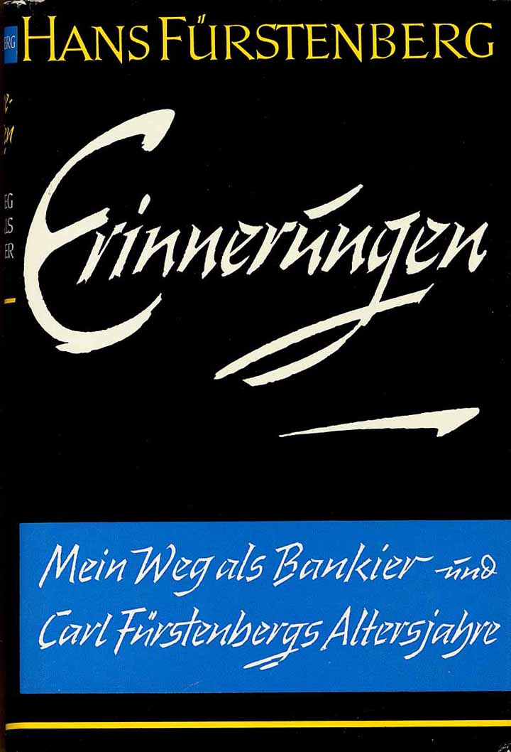 Hans Fürstenberg: Erinnerungen