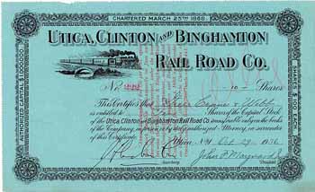 Utica, Clinton & Binghamton Railroad