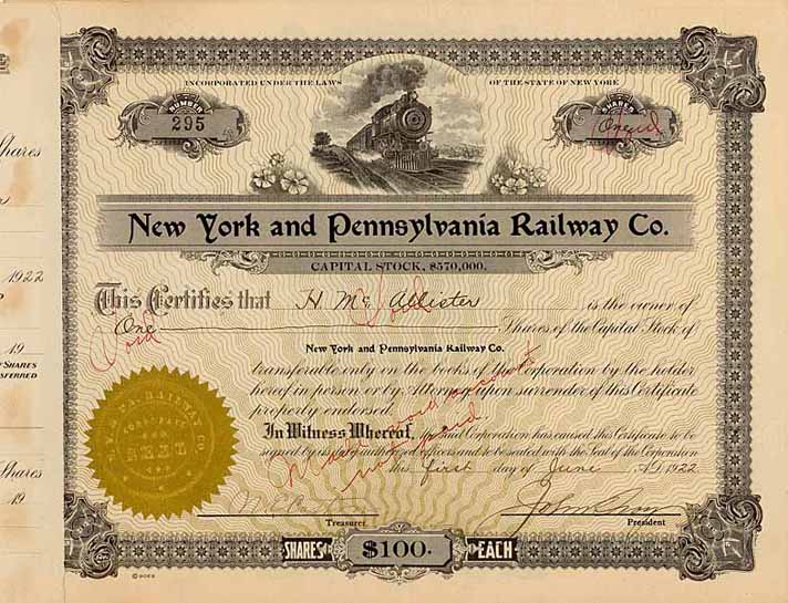 New York & Pennsylvania Railway