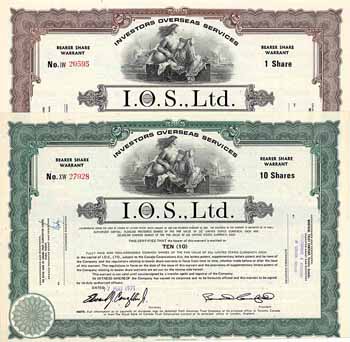 I.O.S. Ltd. (Investors Overseas Services) (2 Stücke)