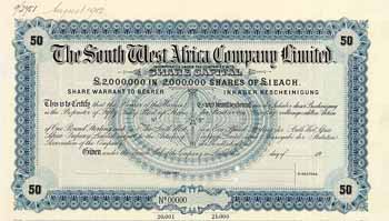 South West Africa Co.