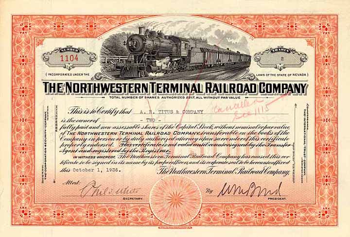 Northwestern Terminal Railroad