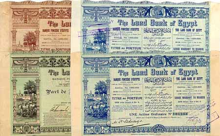 Land Bank of Egypt (4 Stücke)
