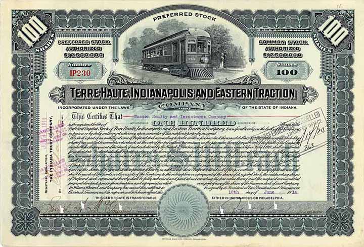 Terre Haute, Indianapolis & Eastern Traction Co.