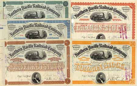 Northern Pacific Railroad (5 Stücke)
