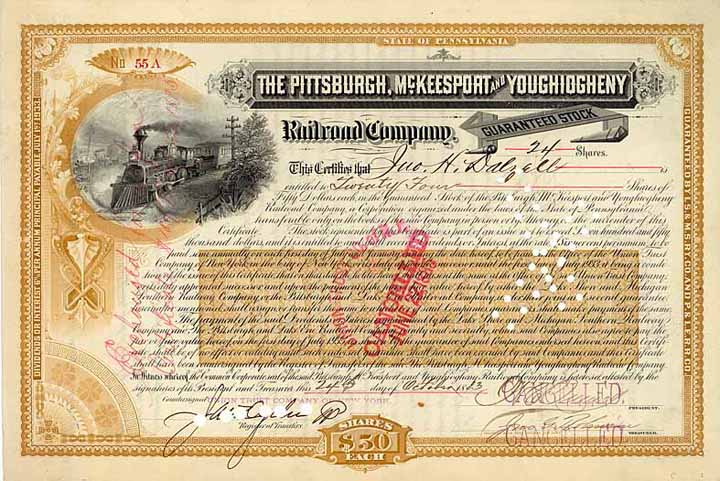 Pittsburgh, McKeesport & Youghiogheny Railroad (OU Fredrick Vanderbilt)