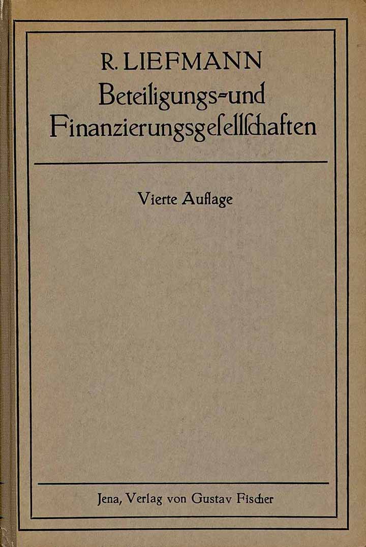 Beteiligungs- und Finanzierungsgesellschaften (Vierte Auflage)