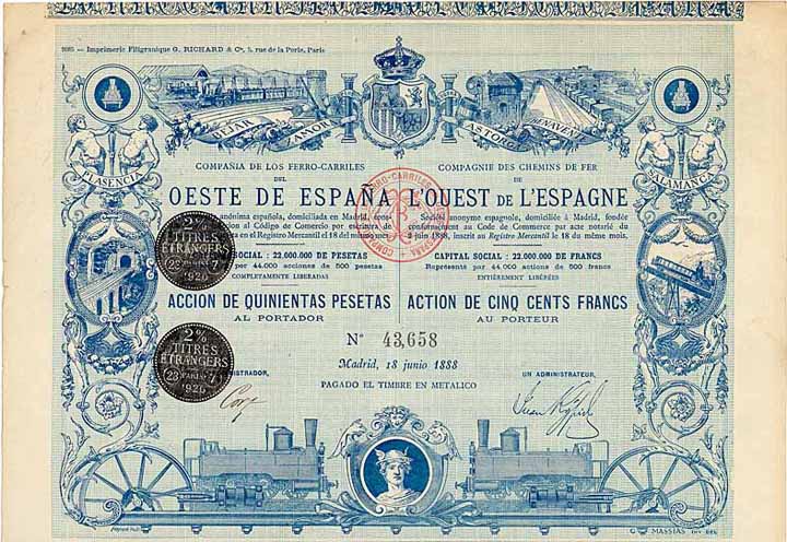 Cia. de los Ferro-Carriles del Oeste de Espana S.A.