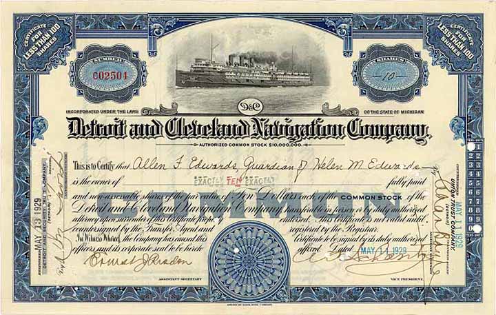 Detroit and Cleveland Navigation Co.