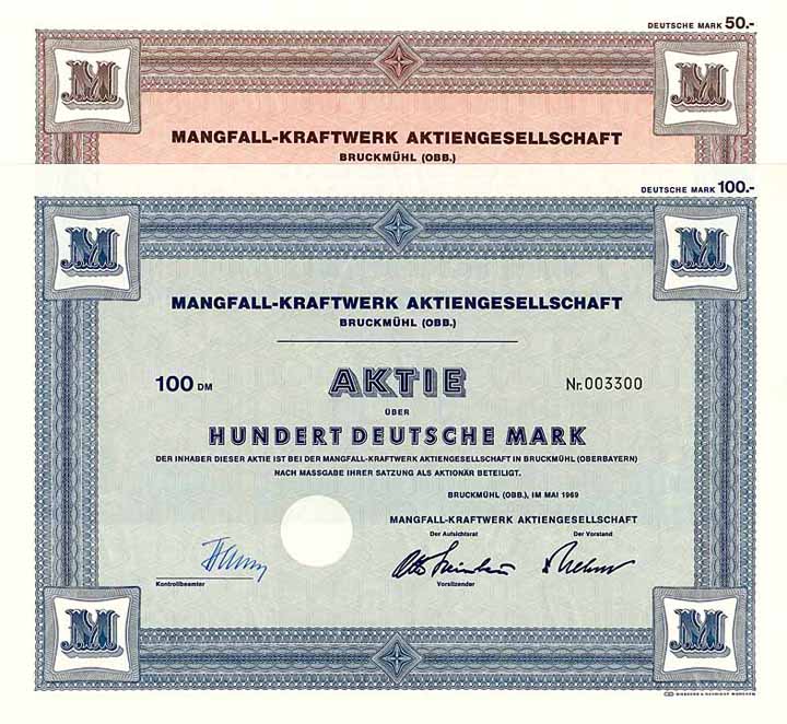 Mangfall-Kraftwerk AG (2 Stücke)