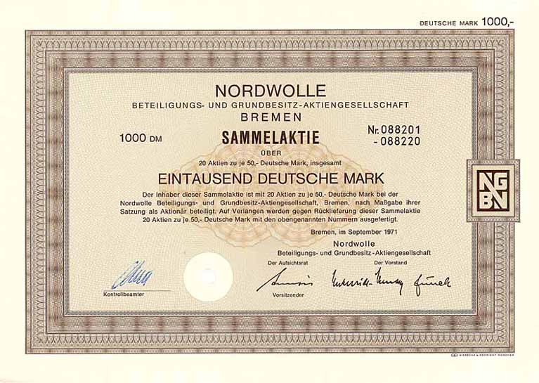 Nordwolle Beteiligungs- und Grundbesitz-AG