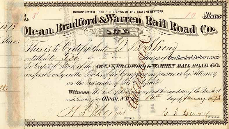 Olean, Bradford & Warren Railroad