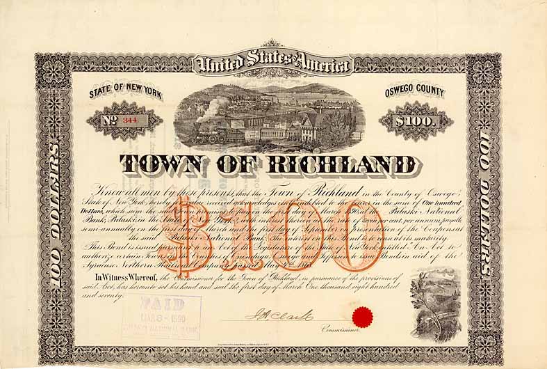 Town of Richland (Syracuse Northern Railroad)
