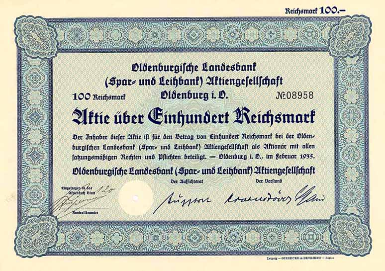 Oldenburgische Landesbank (Spar- und Leihbank) AG